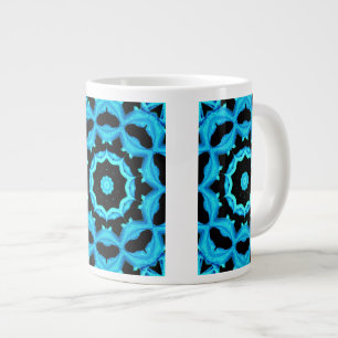 Ozeanblau Jumbo-Tasse