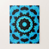 Ozeanblau Puzzle (Vertikal)