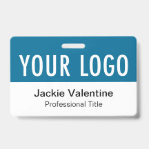 Ozeanblau-PVC-Abzeichen Horizontale Bezeichnung de