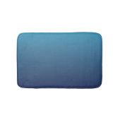 Ozeanblau-Steigungsschablone Badematte (Vorderseite)