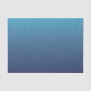 Ozeanblau-Steigungsschablone Seidenpapier