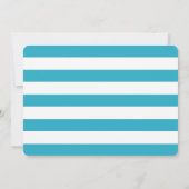 Ozeanblau-Sternenfische Hochzeit Sichern Sie das D Save The Date (Rückseite)