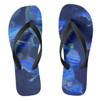 Ozeanblaue Wasser-Marmor-Sommer-Strand-Flip-Flops Badesandalen