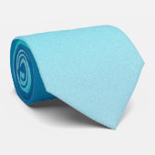 Ozeanblauer Gradient-Schlips Krawatte (Gerollt)