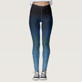Ozeanblauer Leggings Leinwand Blauer Legende Pflan (Vorderseite)