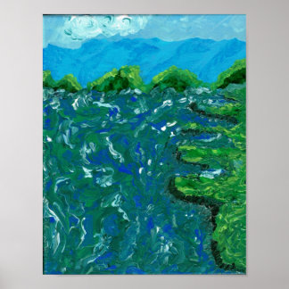 Ozeanblick-Druck, Value Poster Papier (Halbglanz)