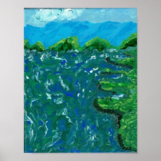 Ozeanblick-Druck, Value Poster Papier (Halbglanz) (Vorne)