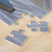 Ozeanblick in einem Schlafzimmerfenster Puzzle (Seite)