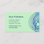 Ozeanblüte| Anpassbare Visitenkarten Visitenkarte (Rückseite)