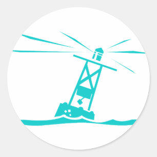 Ozeanboje Runder Aufkleber