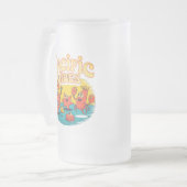Ozeanbrise-Frostglas-Tasse Mattglas Bierglas (Vorderseite Links)