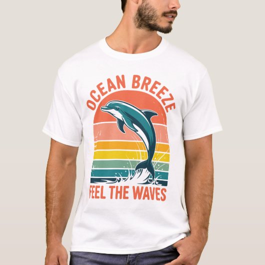 Ozeanbrise Oval T-Shirt (Vorderseite)