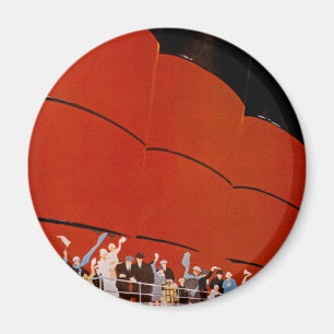 Ozeandampfer Bon Voyage Magnet