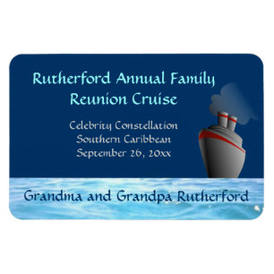 Ozeandampfer-Gewohnheit Hztl. Magnet