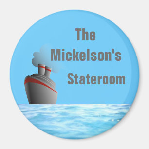 Ozeandampfer-Inspektion. Stateroom Tür-Markierung Magnet