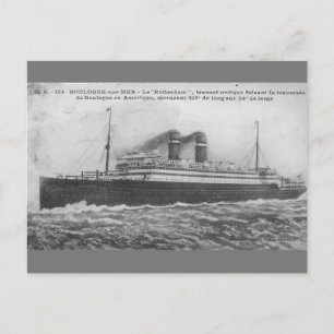Ozeandampfer Rotterdam 1910 Postkarte
