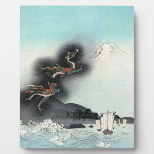 Ozeandrache auf dem Fuji HOKUSAI Ukiyo-e Fotoplatte