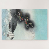 Ozeandrache auf dem Fuji HOKUSAI Ukiyo-e Puzzle (Horizontal)