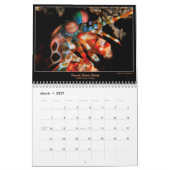 Ozeane der Farbe Kalender (Mär 2027)