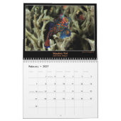 Ozeane der Farbe Kalender (Feb 2027)