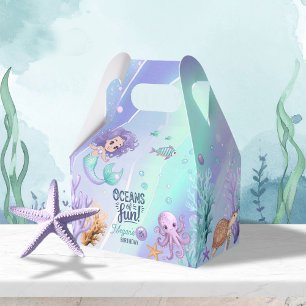 Ozeane der Fun Mermaid Geburtstag V1 ID1142 Paper  Geschenkschachtel