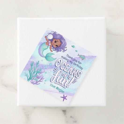 Ozeane der Fun Mermaid Vielen Dank V2 ID1142 Geschenkanhänger (Beispiel)