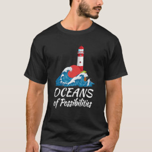 Ozeane der Möglichkeiten Leuchtturm Sommerlesen T-Shirt