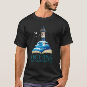 Ozeane der Möglichkeiten Leuchtturm Sommerlesen T-Shirt