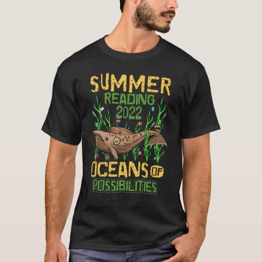 Ozeane der Möglichkeiten Sommerlesen 2022 Librar T-Shirt (Vorderseite)