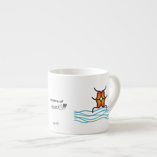Ozeane des Mucks!!! - SOUL Espressotasse (Vorderseite Rechts)
