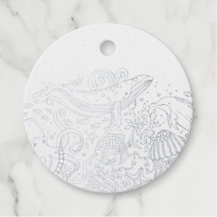 Ozeane Elegante Schriftrolle bevorzugt Tags