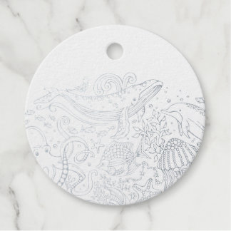 Ozeane Elegante Schriftrolle bevorzugt Tags