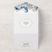 Ozeane Rose Roter Seepferd All In One Einladung (Außenbereich)