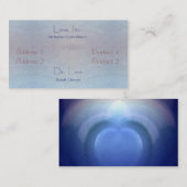 Ozeane von Liebe Wedding Visitenkarte (Vorne/Hinten)