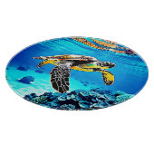 Ozeanembrace: Reise der Meeresschildkröte Schneidebrett (Ecke)