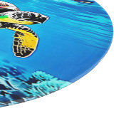 Ozeanembrace: Reise der Meeresschildkröte Schneidebrett (Ecke)