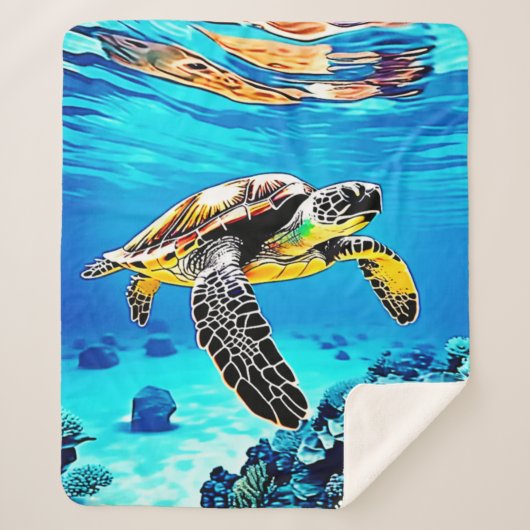 Ozeanembrace: Reise der Meeresschildkröte Sherpadecke (Vorderseite)