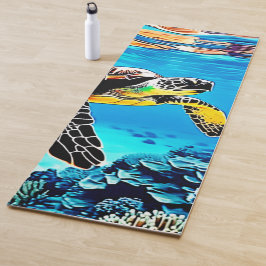 Ozeanembrace: Reise der Meeresschildkröte Yogamatte