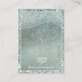 Ozeanerd Inspiriert Glitzer-Speicherkarte Visitenkarte (Vorderseite)