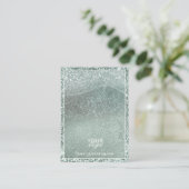 Ozeanerd Inspiriert Glitzer-Speicherkarte Visitenkarte (Stehend Vorderseite)