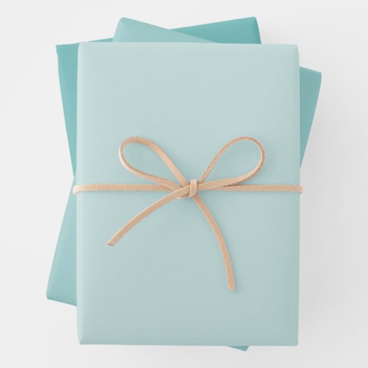 Ozeanfarben Geschenkpapier Set (Beispiel)