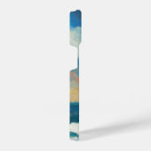 Ozeanfarbene Ölmalerei iPhone Hülle (Rechte Seite)