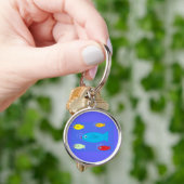 Ozeanfarbfische keychain schlüsselanhänger (Hand)