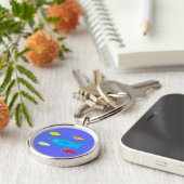 Ozeanfarbfische keychain schlüsselanhänger (Seite)