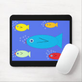 Ozeanfarbfische mousepad (Mit Mouse)