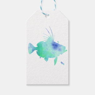 Ozeanfisch-Aquaverpackung Geschenkanhänger