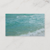 Ozeanfotografie Visitenkarten Zollvorlage Visitenkarte (Rückseite)