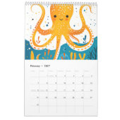 Ozeanfreunde – Boho-Tierkalender 2026 Kalender (Feb 2027)