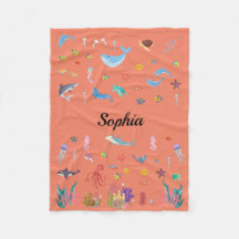 Ozeangedankenblanket für Säuglinge, Kinder, Erwach