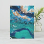 Ozeangeodulation Einladung (Stehend Vorderseite)